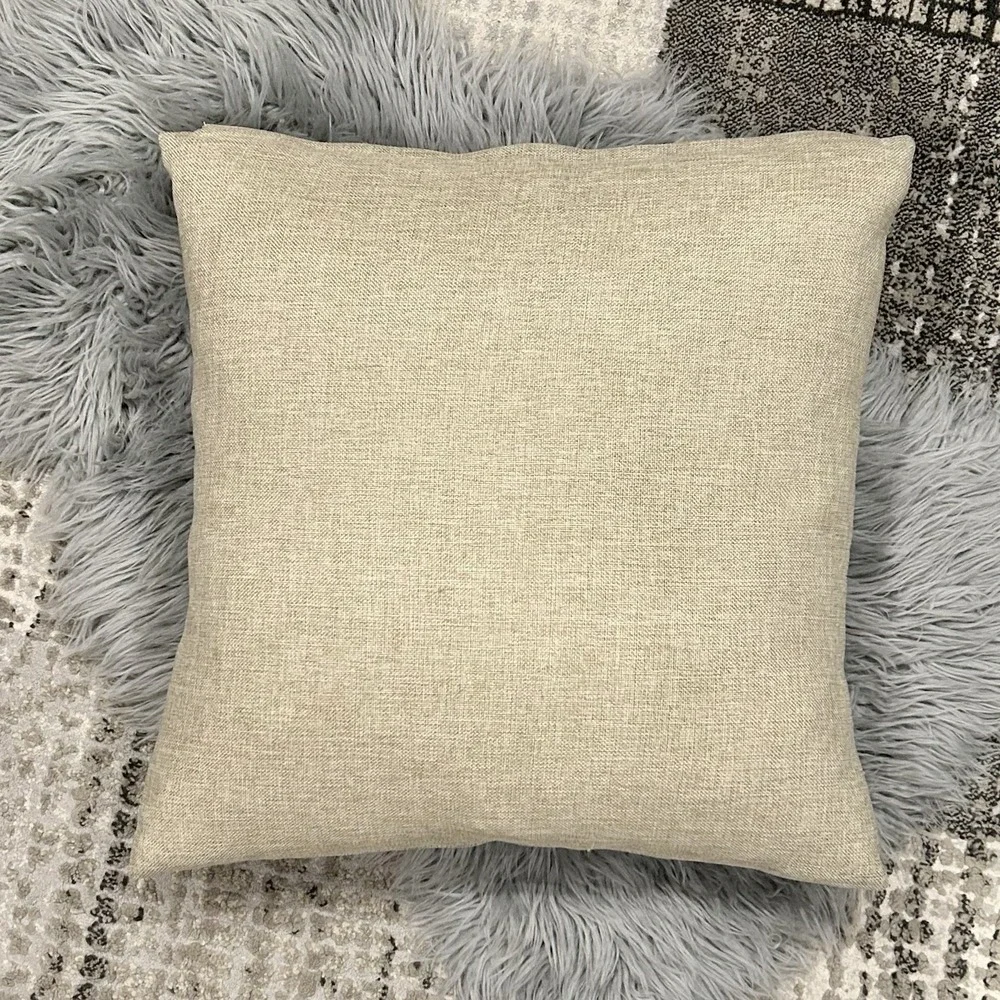 Natural‎ Linen Tan Ruched Decorative 18